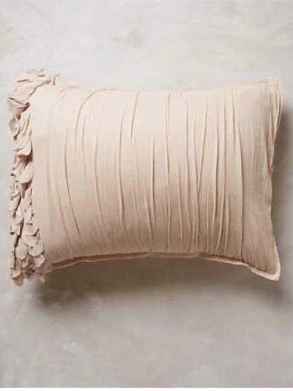 NWT Anthropologie Georgina Ruffled Decorative Pillow - Pair of Standard Shams